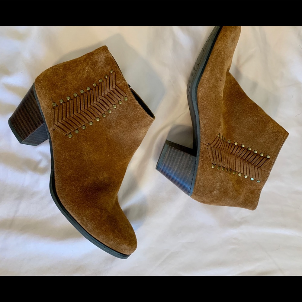 Comfy suede booties